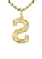 10k Yellow Gold Diamond Pendant Letter "S"