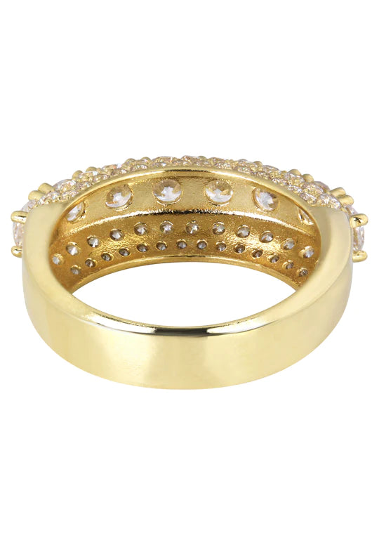 Pinky Ring | 10K Gold | CZ Stones | 7.4 Grams