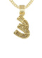 14K Yellow Gold Letter "E" Baguette Diamond