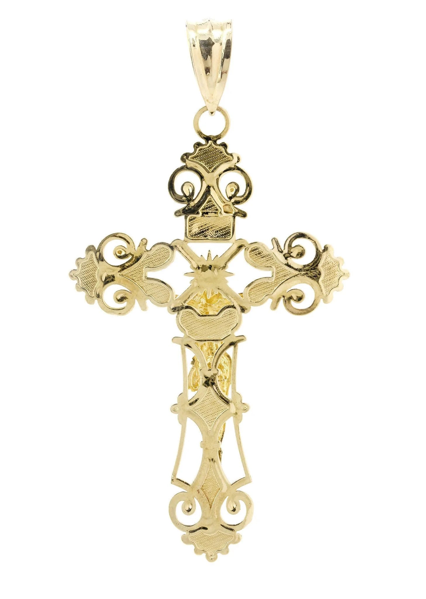 Big Gold Cross10K Yellow Gold Pendant. | 22 Grams