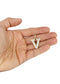 10k Yellow Gold Diamond Pendant Letter "V"