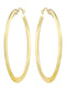 10K Gold Hoop Earrings | Customizable Size