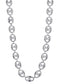 White Gold Chain - Mens Hollow Puff Chain 14K Gold