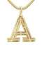 10k Yellow Gold Dimond Pendant Letter "A"