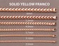14K Rose Gold Chain - Mens Solid Franco Chain