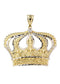 Big Crown 10K Yellow Gold Pendant. | 9.5 Grams