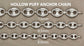 White Gold Chain - Mens Hollow Puff Chain 10K Gold