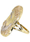 Pinky Ring | 10K Gold | CZ Stones | 11.1 Grams