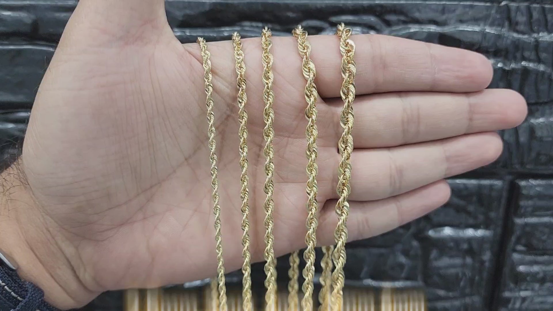 10k & 14k Solid Gold Chains - 100% Real Gold | The Gold Gods