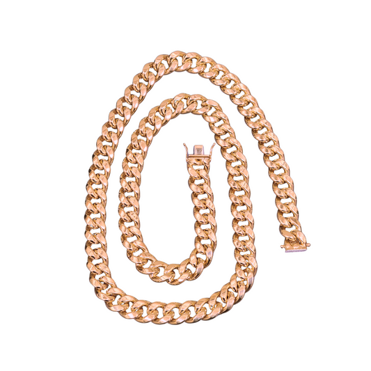 14k Miami Cuban Link Hollow