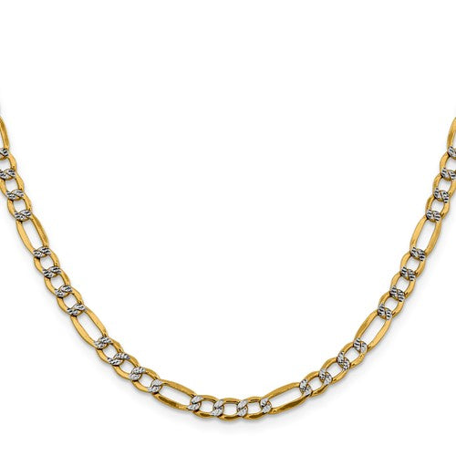 gold figaro diamond cut