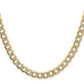 Cuban Link Hollow Diamond Cut Chain - 10K Gold Chain