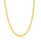 Silver Chain - Mens Rose Gold Chain / Rope Chain