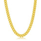 Silver Gold Polish Chain / Miami Cuban Link Chain - 925 Sterling Silver Chain