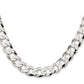 Silver Chain - 925 Sterling Silver Curb Link Chain