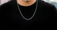 925 Silver Moissanite Tennis Chain