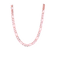 Rose Gold Figaro Silver Chain