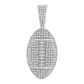Gold Diamond Football Charm Pendant - 10KT Gold