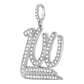 Gold Diamond 100 Hundred Emoji Charm Pendant - 10KT Gold