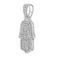 Gold Diamond Hamsa Charm Pendant - 10KT Gold