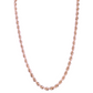 10k Rose Gold Chain - Solid Rope Chain