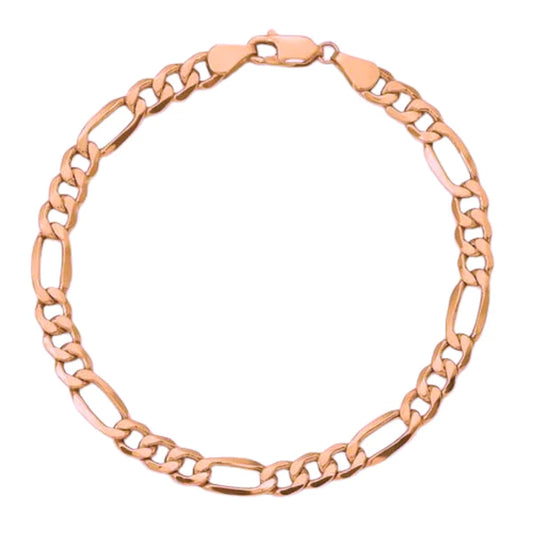 The Solid Rose Figaro Bracelet