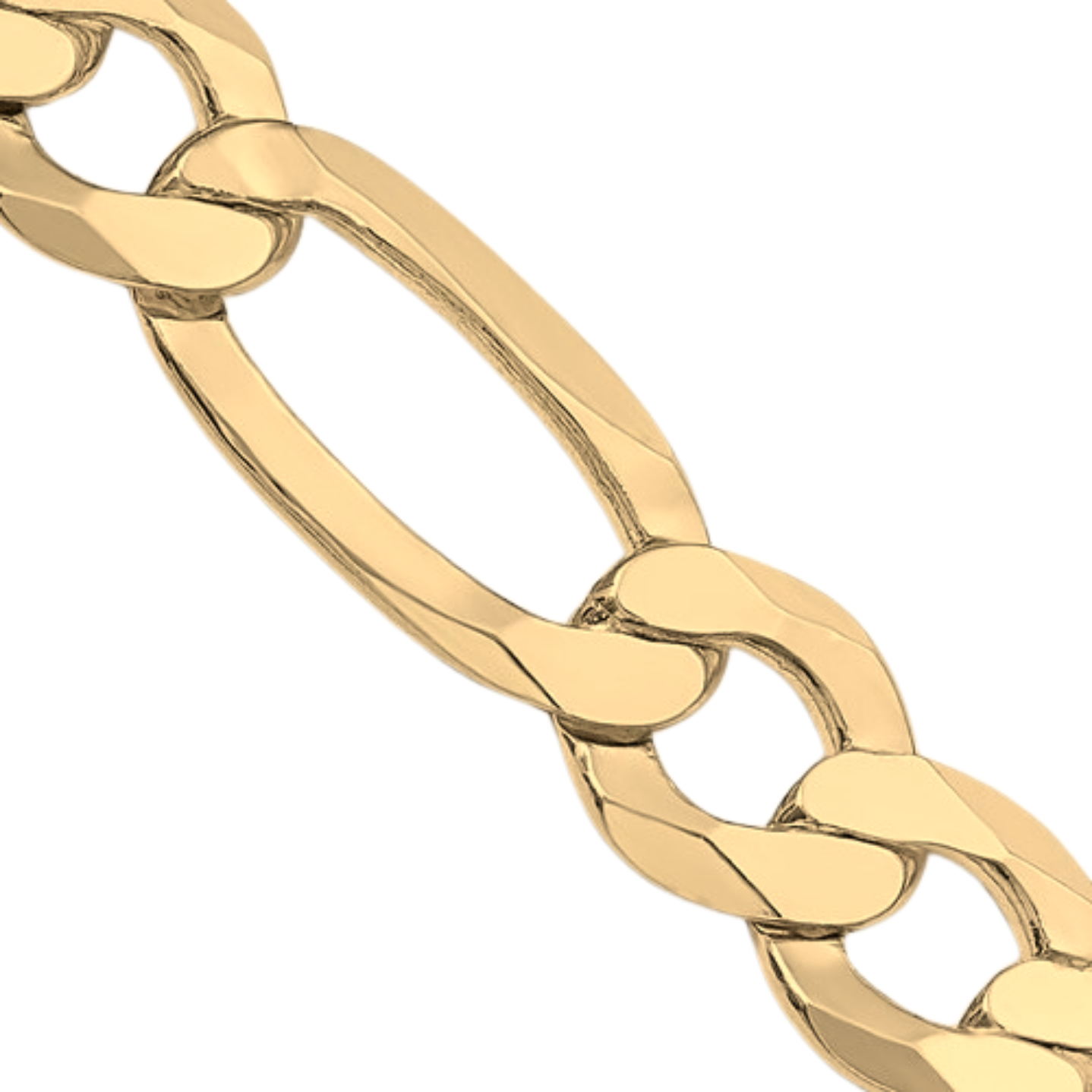 Gold Figaro Silver Chain