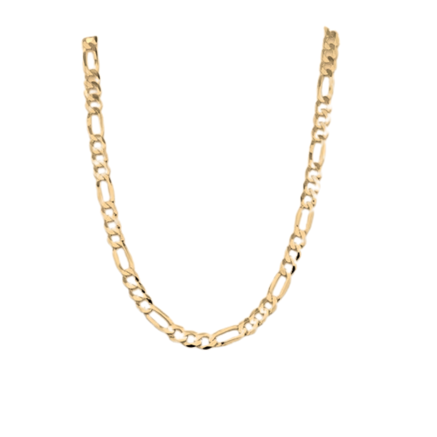 Gold Figaro Silver Chain