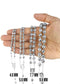 Rosary White Gold Chain 10K