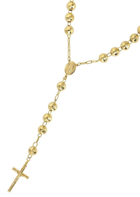 10K Yellow Gold Rosary Chain