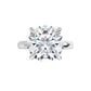 14KT White Gold Round Solitaire Engagement Ring