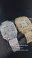 Moissanite Bust Down 20ct-tw Millionaire Watch