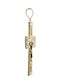 Big Gold Cross & Cz 10K Yellow Gold Pendant. | 9.2 Grams