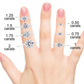 14KT White Gold Round Solitaire Engagement Ring