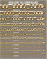 Gold Chain - Mens Solid Figaro Chain 10k Gold