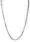 14K White Gold Chain - Hollow White Franco Chain