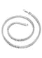 14K White Gold Chain - Hollow White Franco Chain