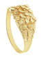 Gold Nugget Ring- Mens Ring 10K Gold | 2.1 Grams