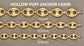 Gold Chain - Mens Hollow Puff Chain 10K Gold