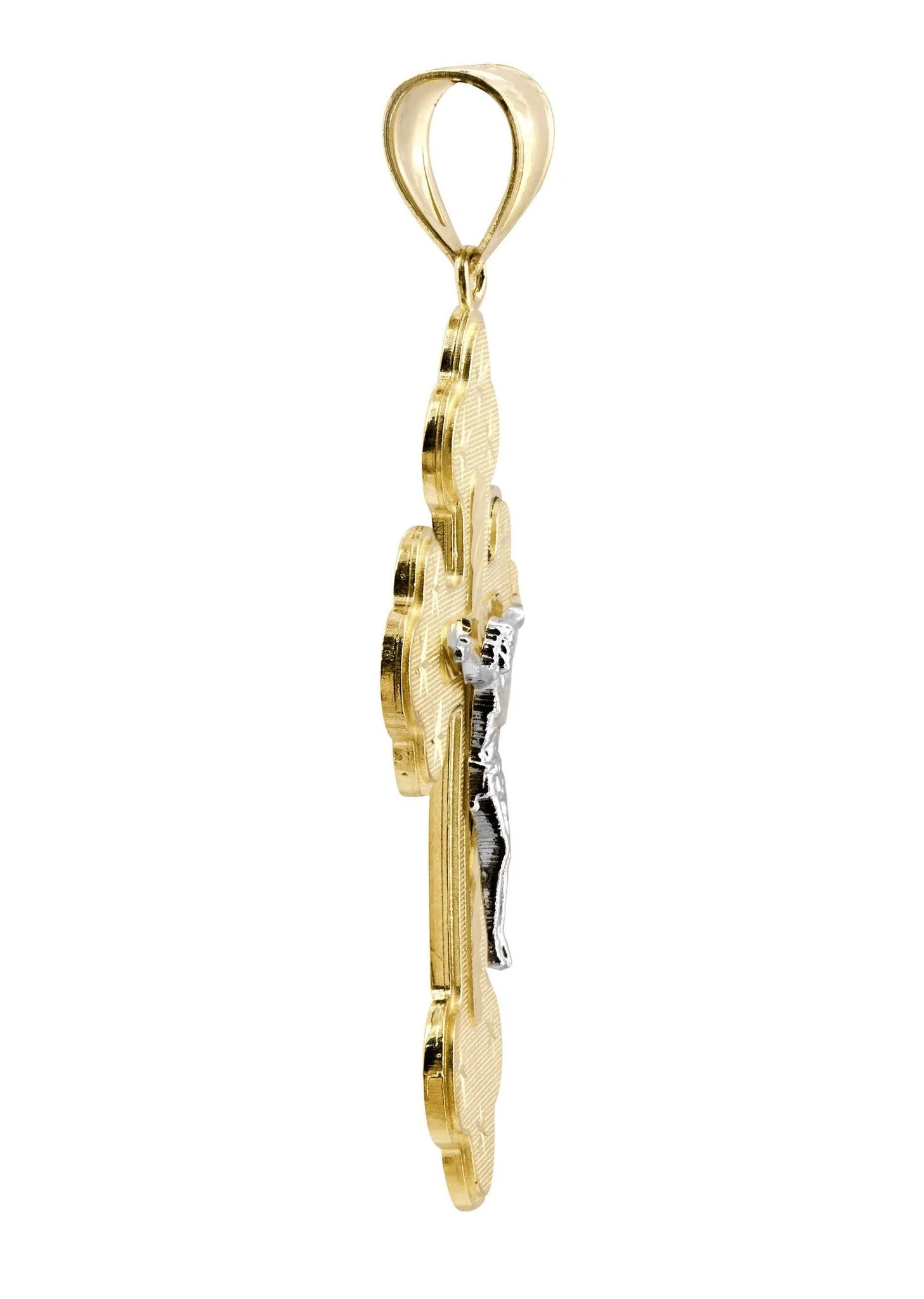 Big Gold Cross 10K Yellow Gold Pendant. | 5.9 Grams