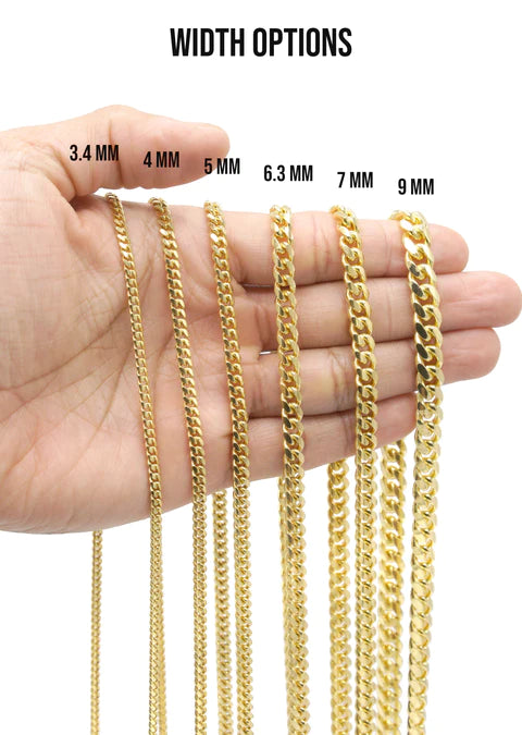 Silver Gold Polish Chain