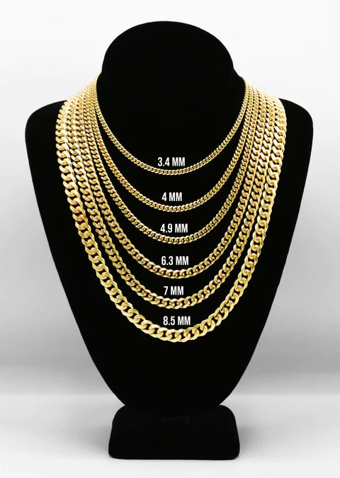 Silver Gold Polish Chain