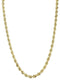 Gold Chain - Mens Solid Rope Chain 14K Gold