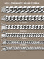 Miami Cuban Link Hollow - 10k White Gold Chains